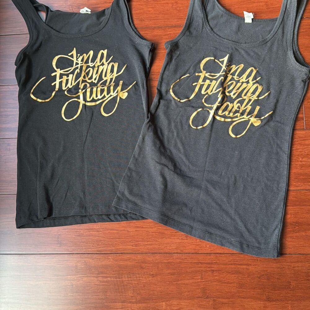 Unbranded Women's Black and Yellow Vest